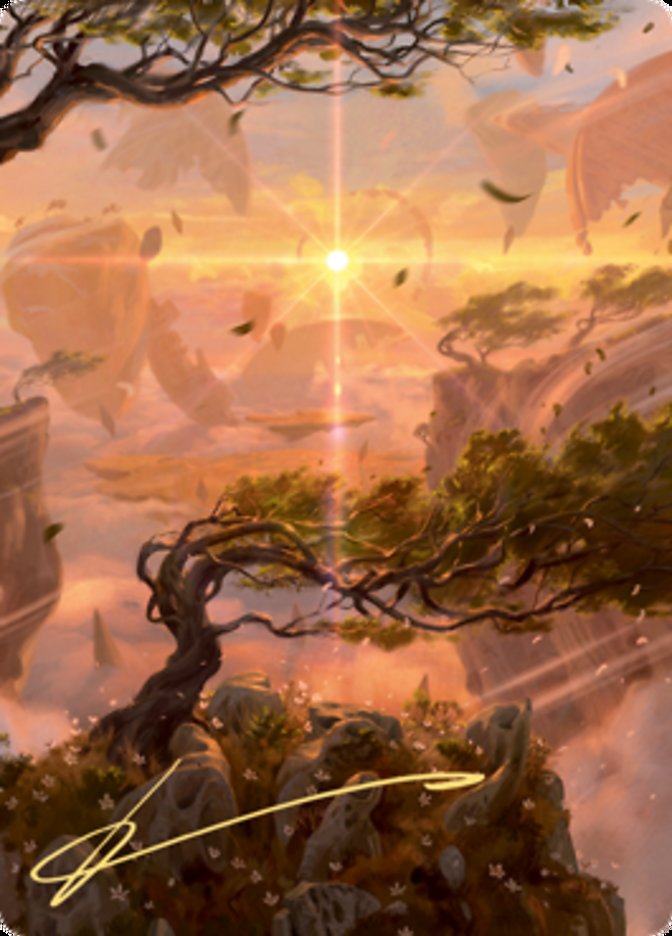 Windswept Heath Art Card (Gold-Stamped Signature) [Zendikar Rising Art Series] | Odin's Place