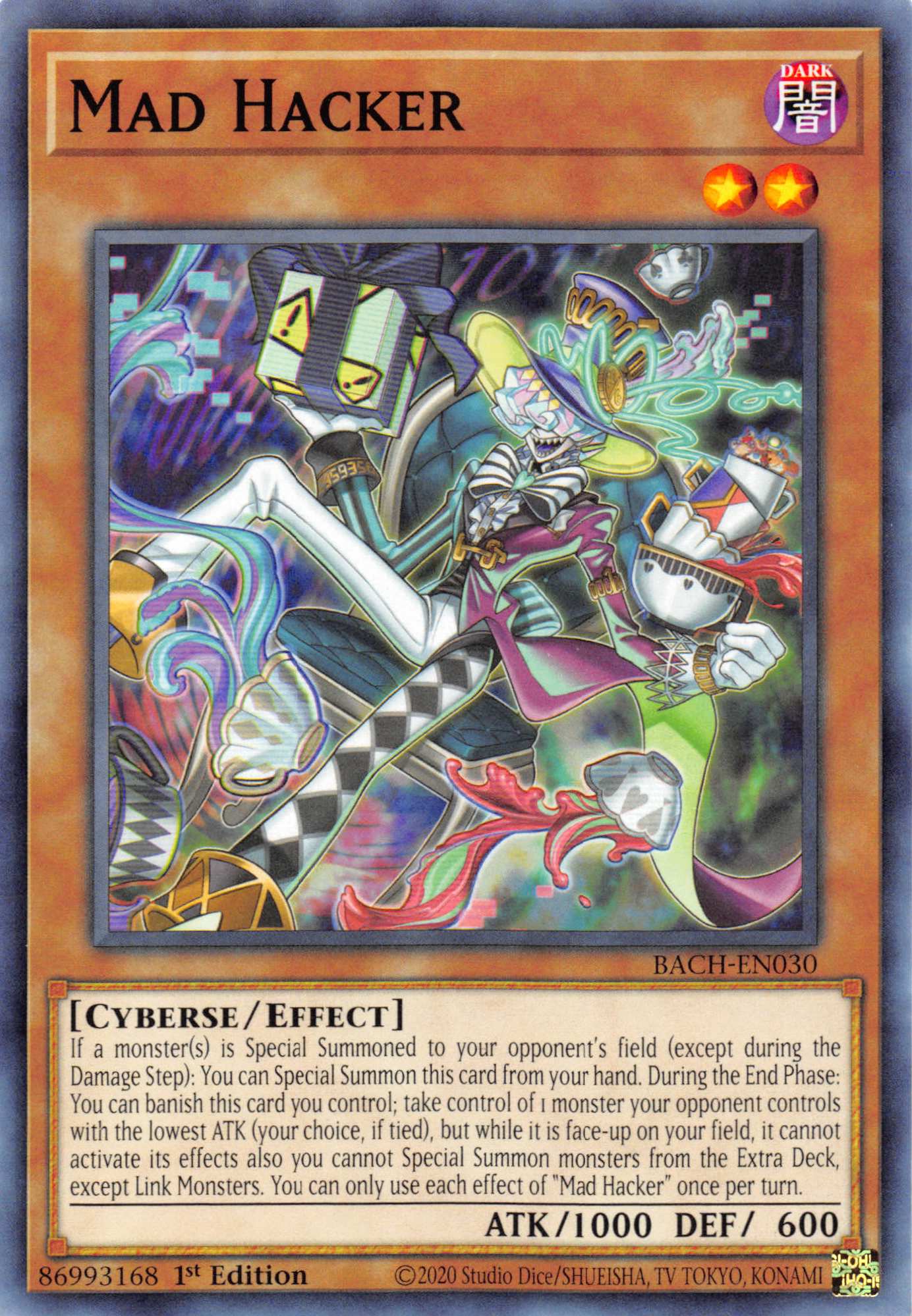 Mad Hacker [BACH-EN030] Common | Odin's Place