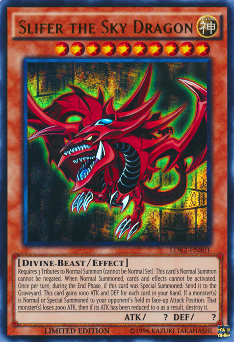 Slifer the Sky Dragon [LDK2-ENS01] Ultra Rare | Odin's Place