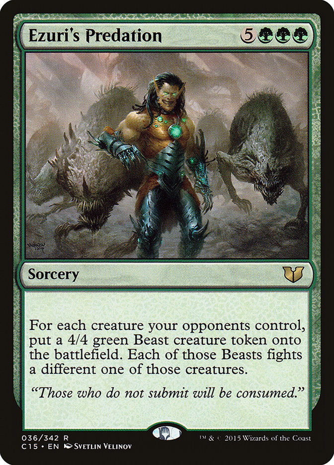 Ezuri's Predation (36) [Commander 2015] | Odin's Place