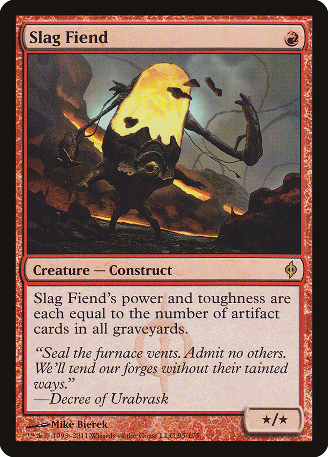 Slag Fiend (95) [New Phyrexia] | Odin's Place