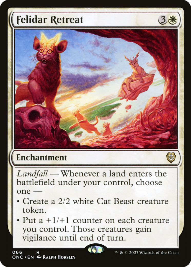 Felidar Retreat [Phyrexia: All Will Be One Commander] | Odin's Place