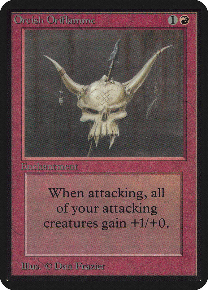 Orcish Oriflamme (166) [Alpha Edition] | Odin's Place