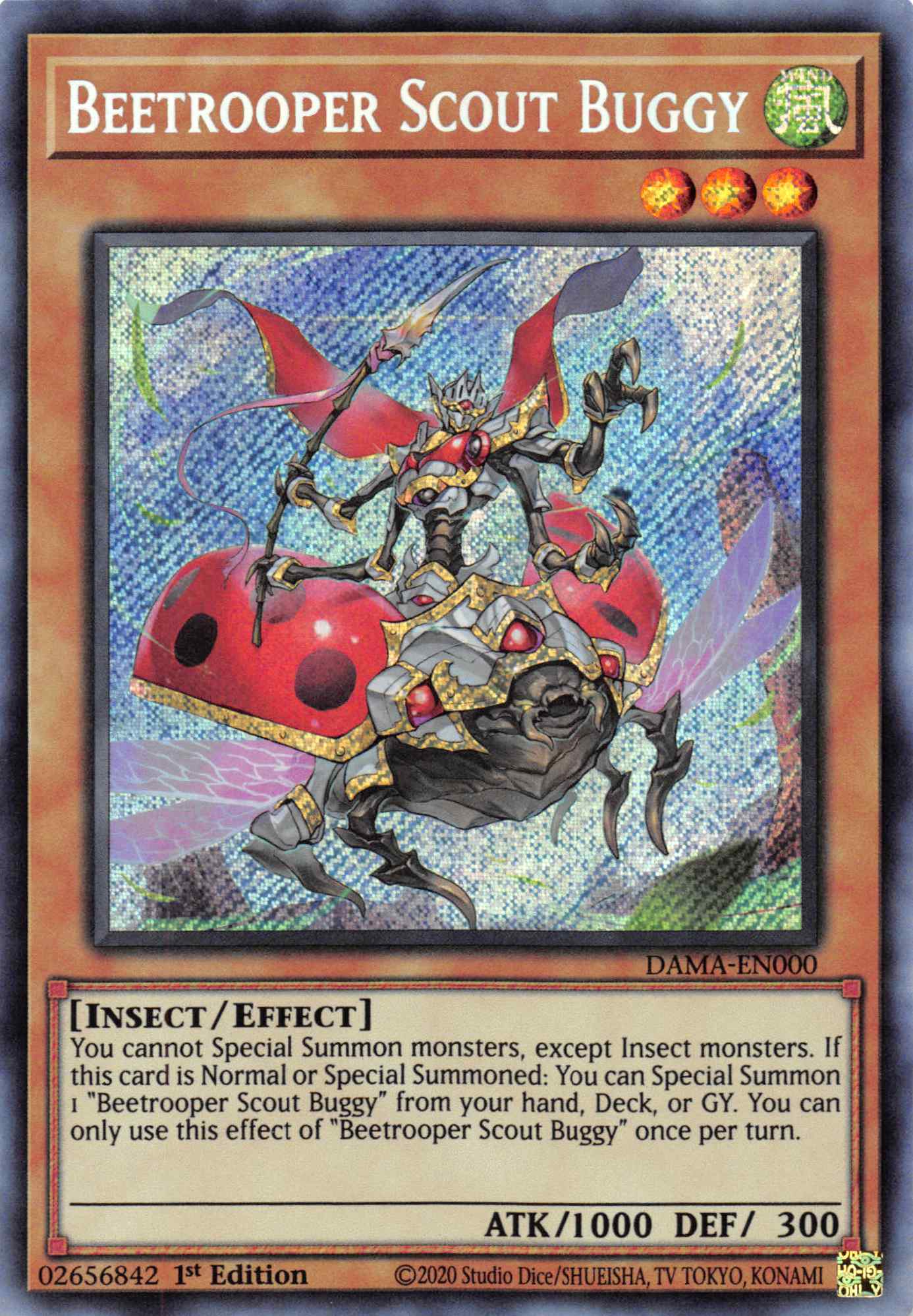 Beetrooper Scout Buggy [DAMA-EN000] Secret Rare | Odin's Place