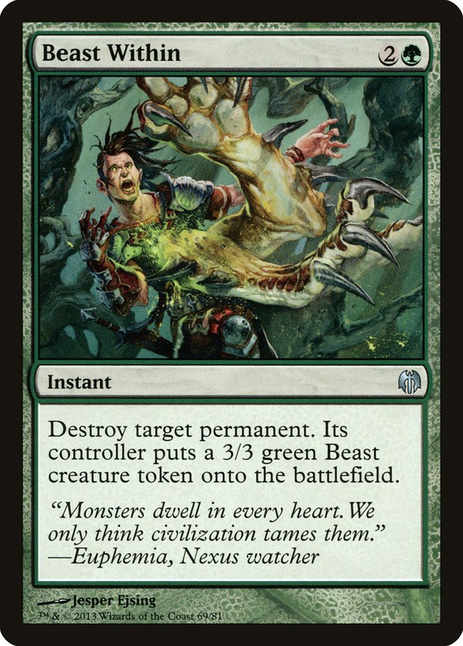 Beast Within (69) [Duel Decks: Heroes vs. Monsters] | Odin's Place