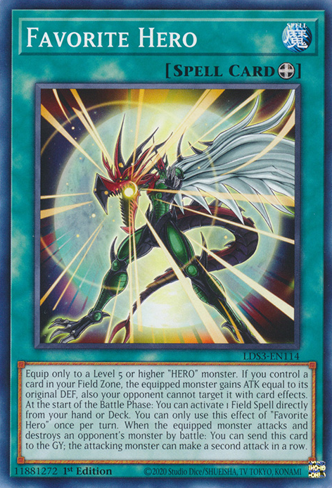 Favorite Hero [LDS3-EN114] Common | Odin's Place