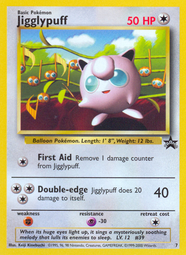 Jigglypuff (7) [Wizards of the Coast: Black Star Promos] | Odin's Place