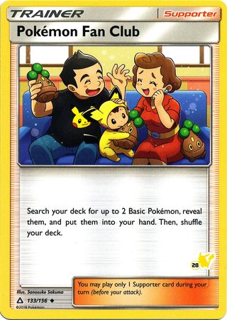 Pokemon Fan Club (133/156) (Pikachu Stamp #28) [Battle Academy 2020] | Odin's Place