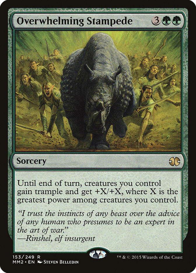 Overwhelming Stampede (153) [Modern Masters 2015] | Odin's Place