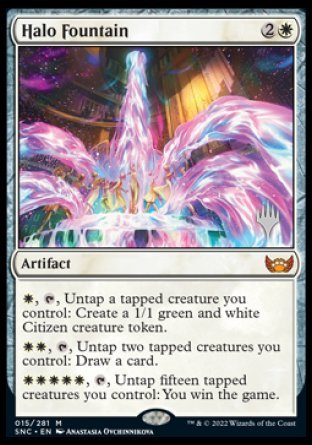 Halo Fountain (Promo Pack) [Streets of New Capenna Promos] | Odin's Place