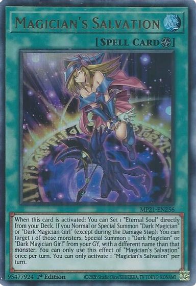 Magician's Salvation [MP21-EN256] Ultra Rare | Odin's Place