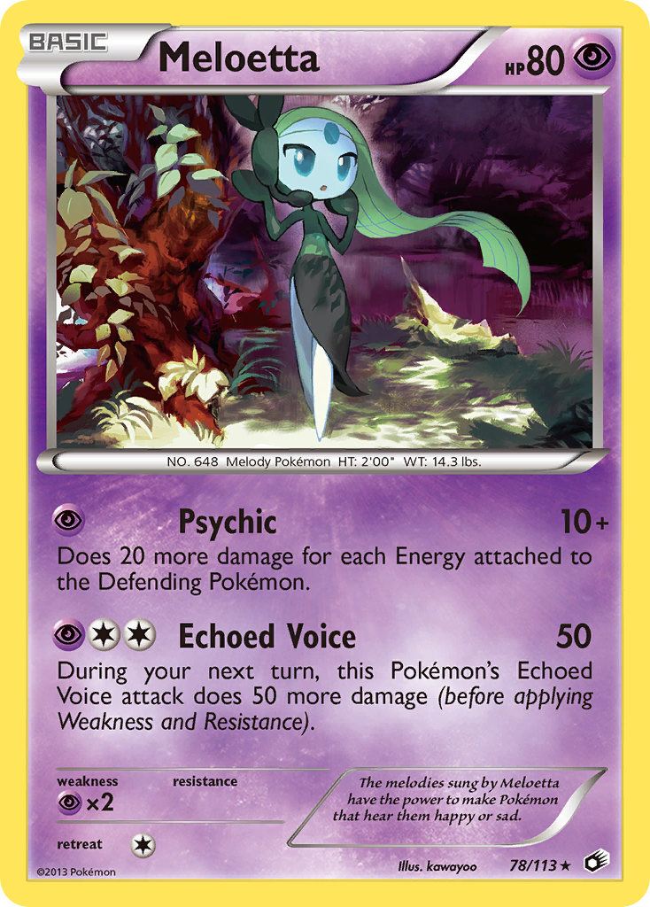 Meloetta (78/113) [Black & White: Legendary Treasures] | Odin's Place