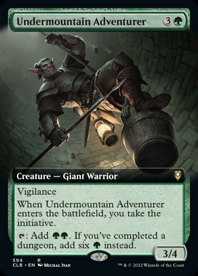 Undermountain Adventurer (Extended Art) [Commander Legends: Battle for Baldur's Gate] | Odin's Place