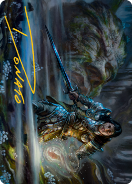 Carth the Lion Art Card (Gold-Stamped Signature) [Modern Horizons 2 Art Series] | Odin's Place