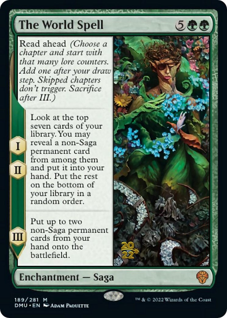 The World Spell [Dominaria United Prerelease Promos] | Odin's Place