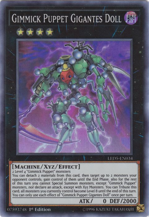Gimmick Puppet Gigantes Doll [LED5-EN034] Super Rare | Odin's Place