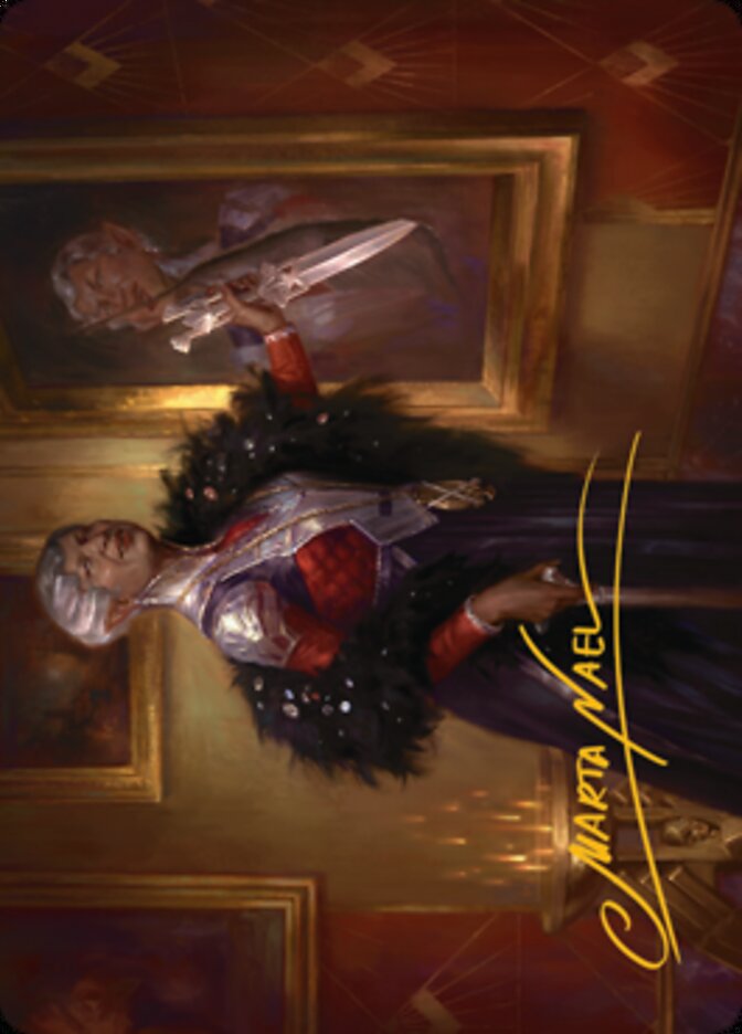 Evelyn, the Covetous Art Card (Gold-Stamped Signature) [Streets of New Capenna Art Series] | Odin's Place
