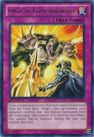 Oath of Companionship [LVAL-EN079] Rare | Odin's Place