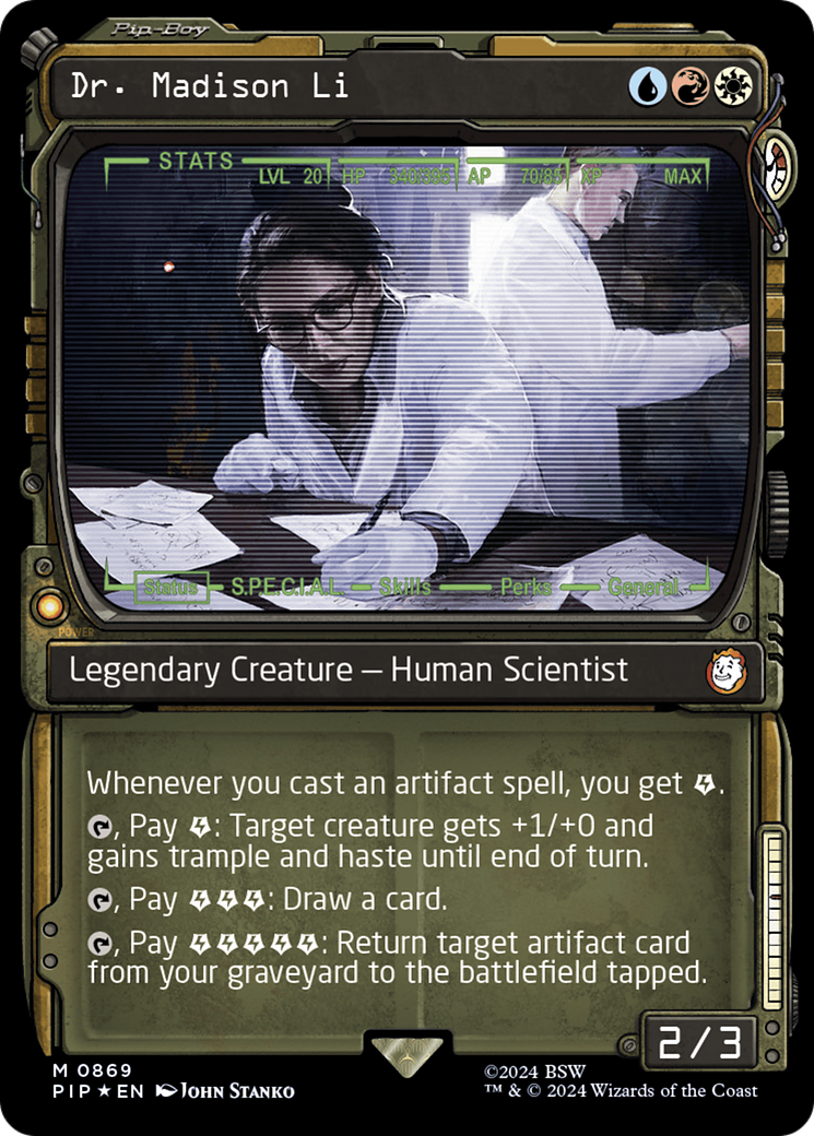 Dr. Madison Li (Showcase) (Surge Foil) [Fallout] | Odin's Place