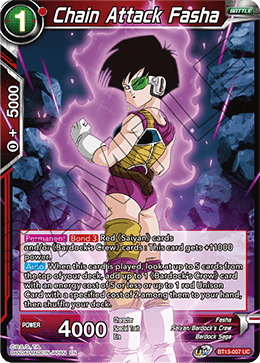 Chain Attack Fasha (Uncommon) (BT13-007) [Supreme Rivalry] | Odin's Place