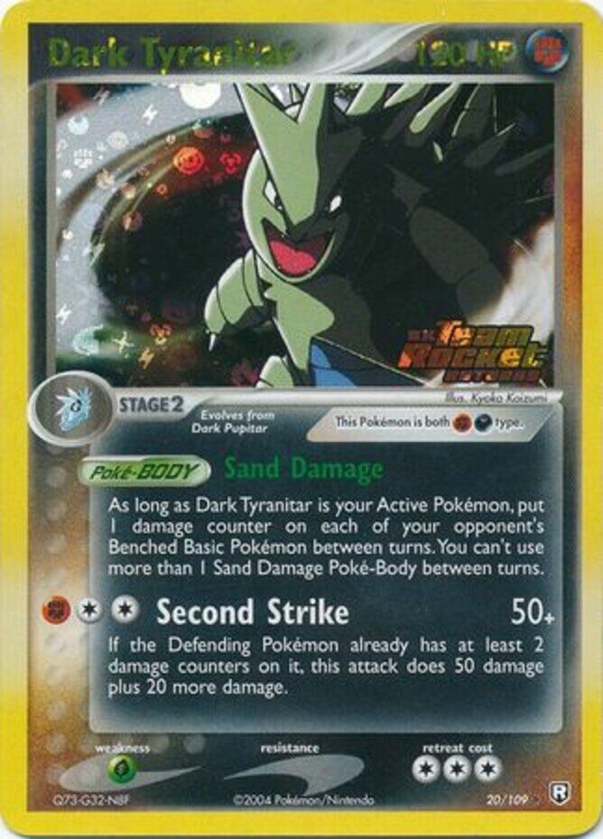 Dark Tyranitar (20/109) (Stamped) [EX: Team Rocket Returns] | Odin's Place