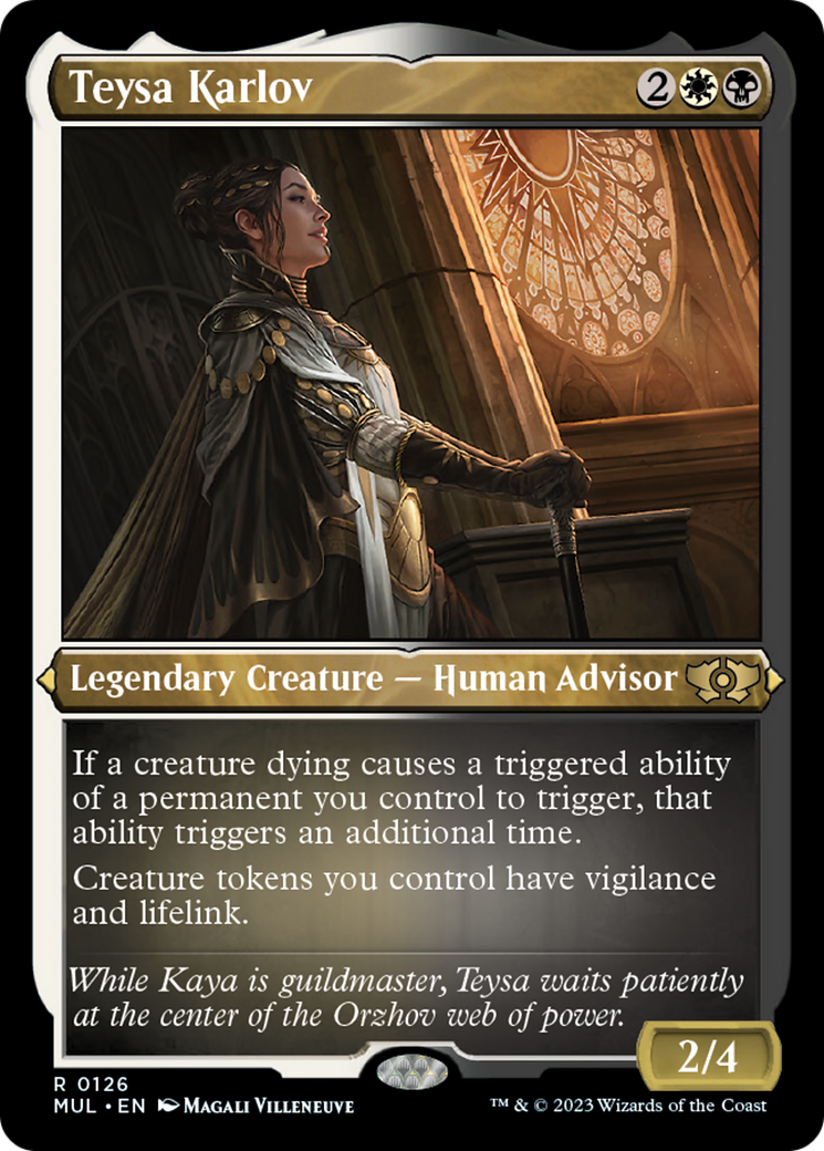 Teysa Karlov (Foil Etched) [Multiverse Legends] | Odin's Place