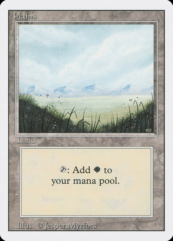 Plains (No Trees / Signature on Right) [Revised Edition] | Odin's Place