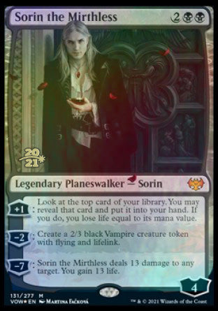 Sorin the Mirthless [Innistrad: Crimson Vow Prerelease Promos] | Odin's Place