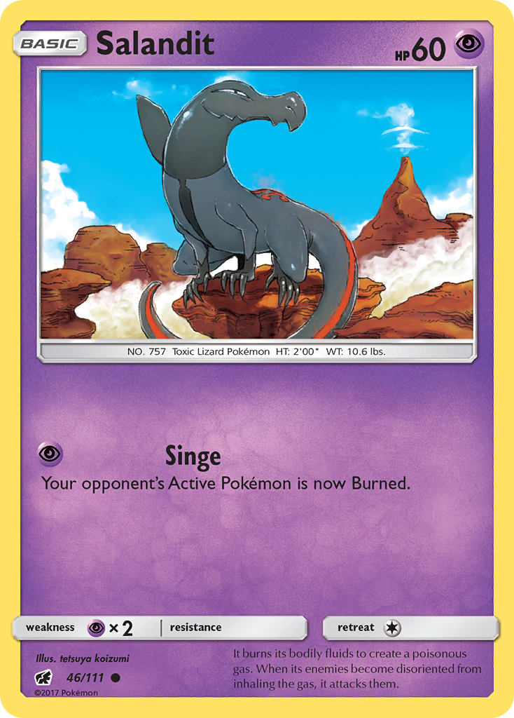Salandit (46/111) [Sun & Moon: Crimson Invasion] | Odin's Place