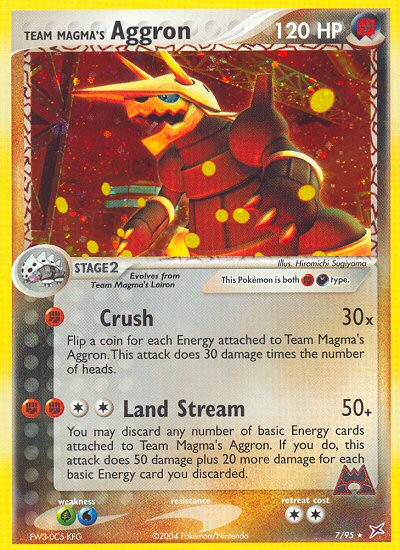 Team Magma's Aggron (7/95) [EX: Team Magma vs Team Aqua] | Odin's Place