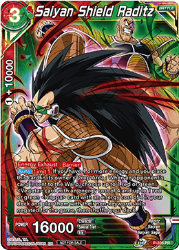 Saiyan Shield Raditz (P-326) [Tournament Promotion Cards] | Odin's Place