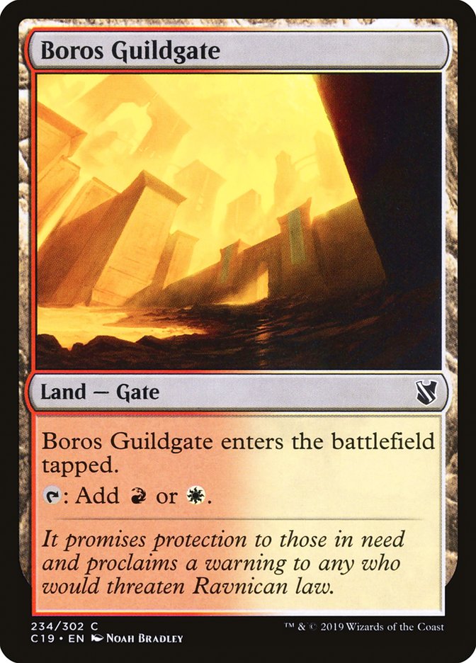 Boros Guildgate [Commander 2019] | Odin's Place