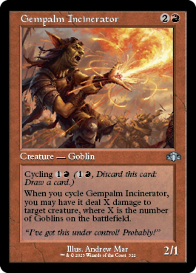 Gempalm Incinerator (Retro) [Dominaria Remastered] | Odin's Place