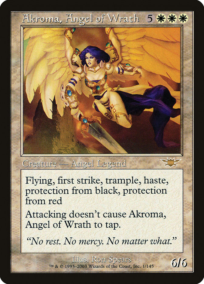 Akroma, Angel of Wrath (1) [Legions] | Odin's Place