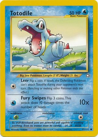 Totodile (81/111) [Neo Genesis Unlimited] | Odin's Place