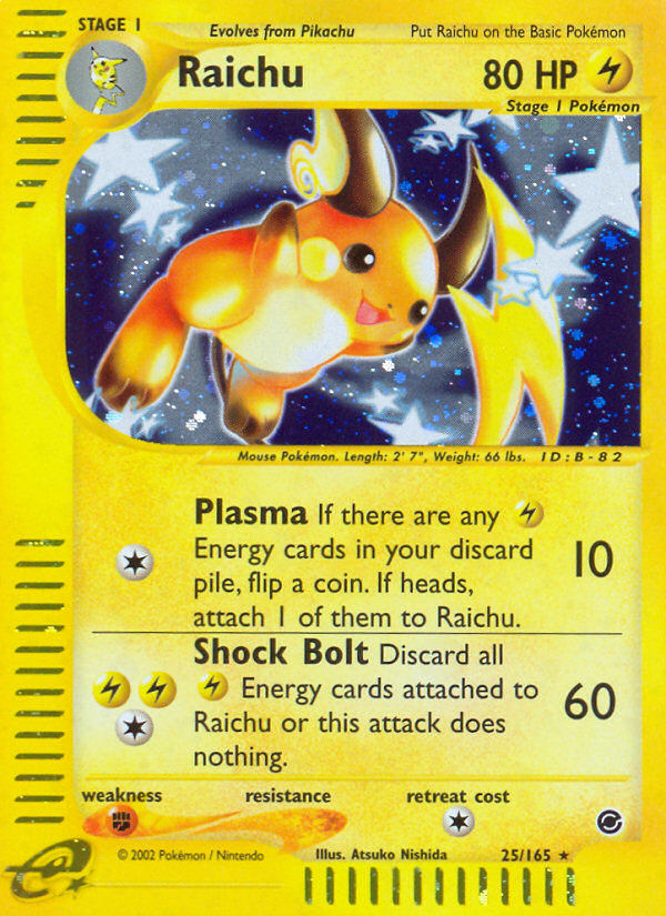 Raichu (25/165) [Expedition: Base Set] | Odin's Place