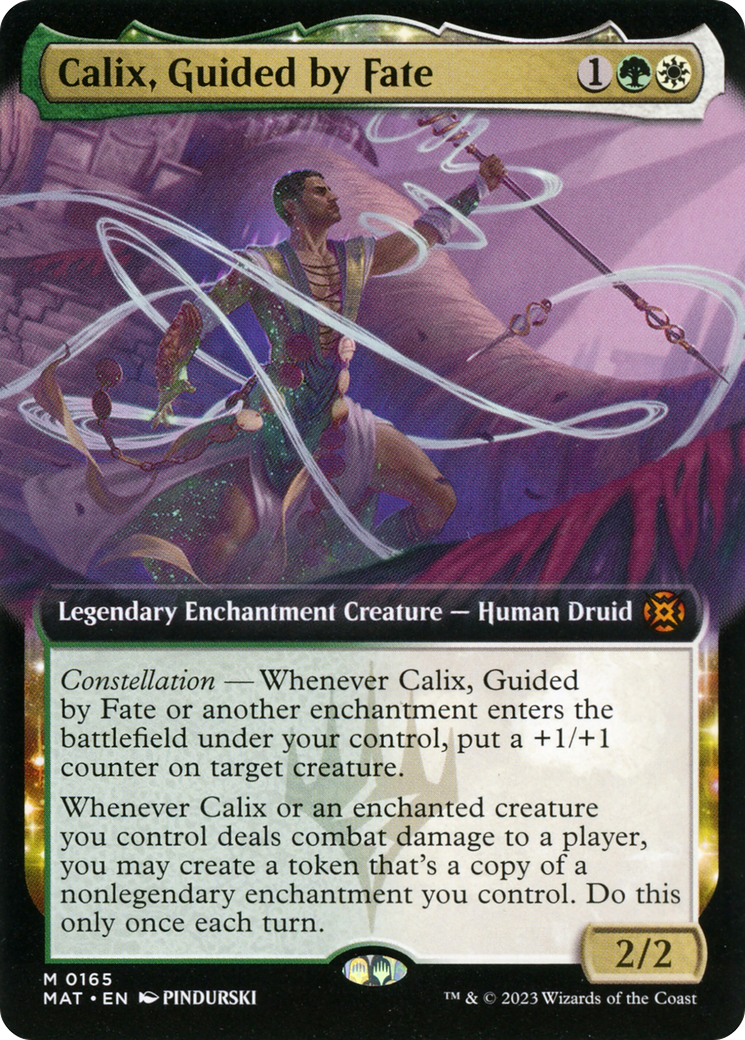 Calix, Guided by Fate (Extended Art) [March of the Machine: The Aftermath] | Odin's Place