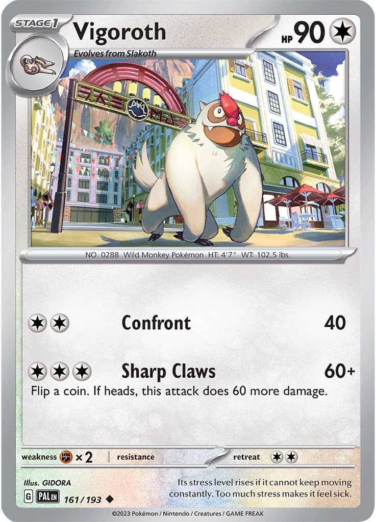 Vigoroth (161/193) [Scarlet & Violet: Paldea Evolved] | Odin's Place