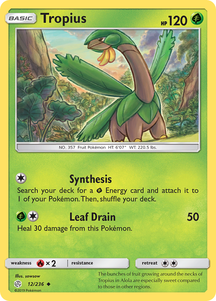 Tropius (12/236) [Sun & Moon: Cosmic Eclipse] | Odin's Place