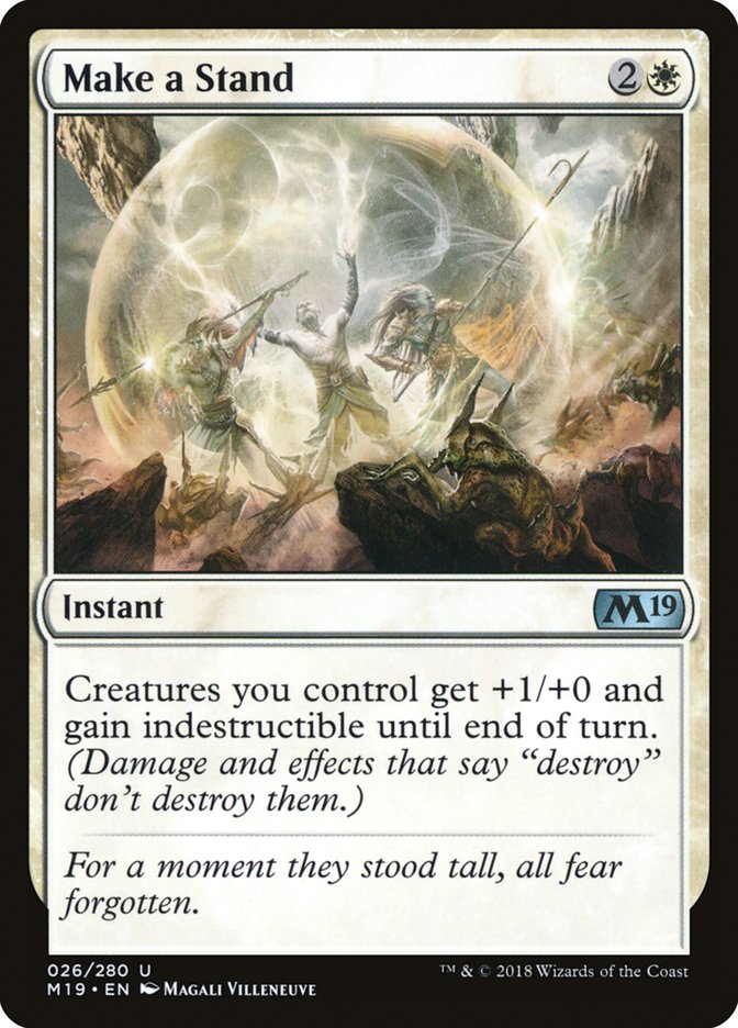 Make a Stand (26) [Core Set 2019] | Odin's Place