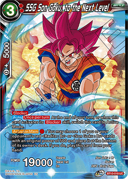 SSG Son Goku, to the Next Level (Uncommon) (BT13-018) [Supreme Rivalry] | Odin's Place