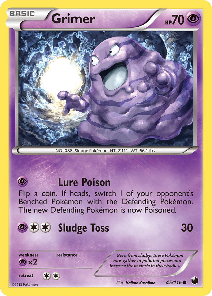 Grimer (45/116) [Black & White: Plasma Freeze] | Odin's Place