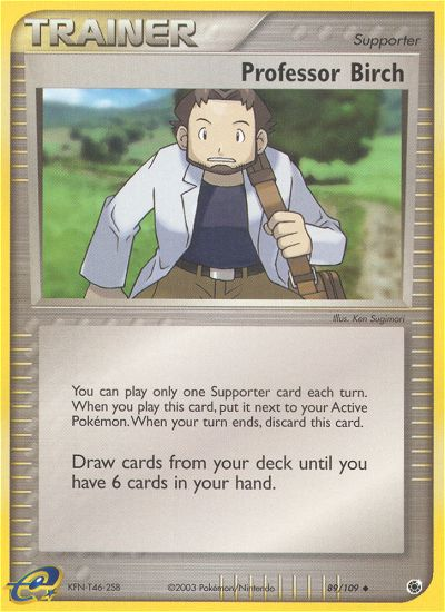 Professor Birch (89/109) [EX: Ruby & Sapphire] | Odin's Place
