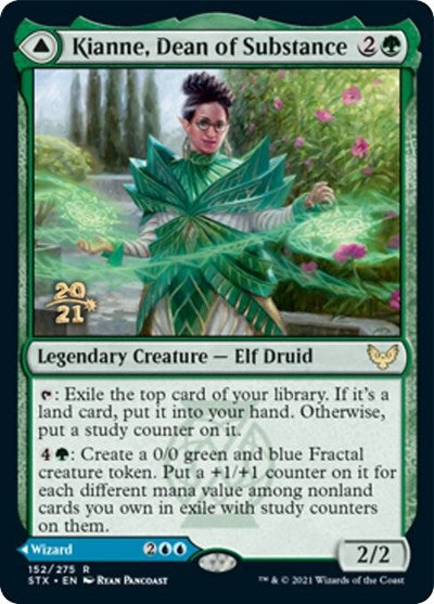 Kianne, Dean of Substance // Imbraham, Dean of Theory [Strixhaven: School of Mages Prerelease Promos] | Odin's Place