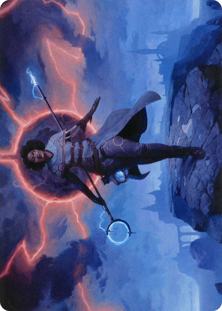 Rona, Herald of Invasion Art Card [March of the Machine Art Series] | Odin's Place