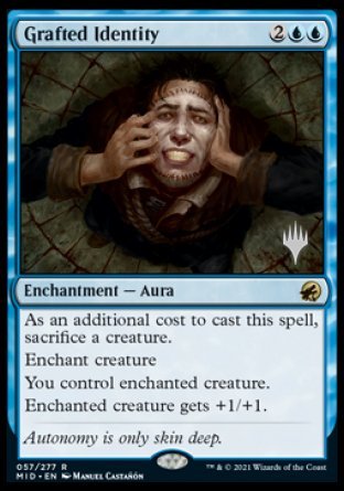 Grafted Identity (Promo Pack) [Innistrad: Midnight Hunt Promos] | Odin's Place
