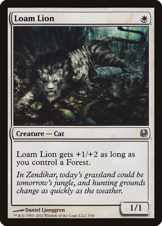 Loam Lion (5) [Duel Decks: Ajani vs. Nicol Bolas] | Odin's Place