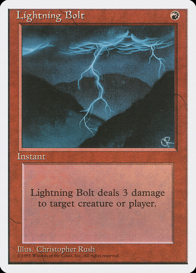 Lightning Bolt [Fourth Edition] | Odin's Place