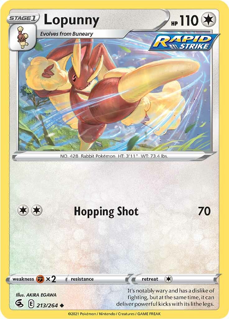 Lopunny (213/264) [Sword & Shield: Fusion Strike] | Odin's Place