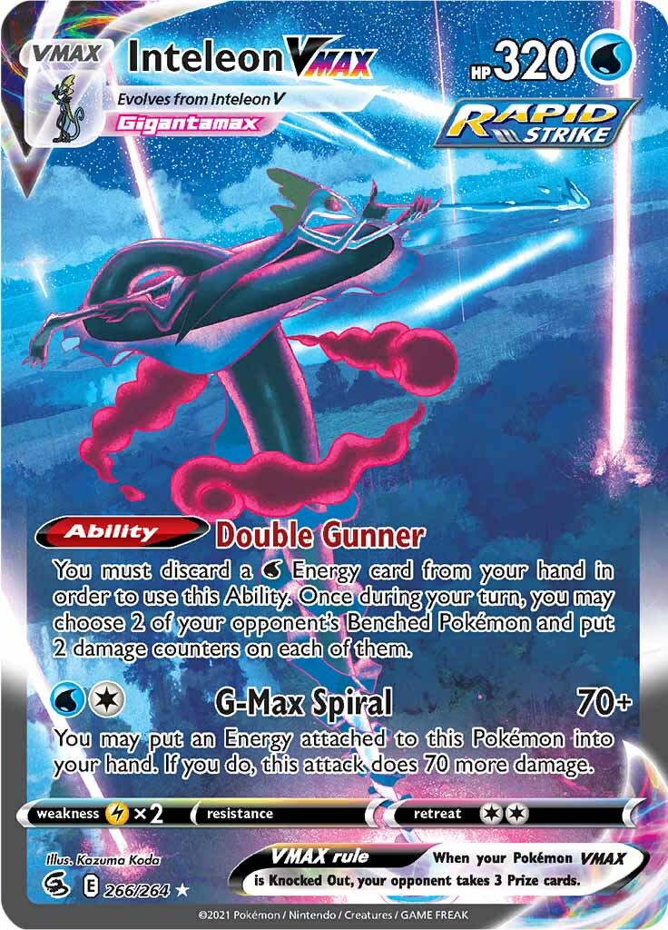 Inteleon VMAX (266/264) [Sword & Shield: Fusion Strike] | Odin's Place
